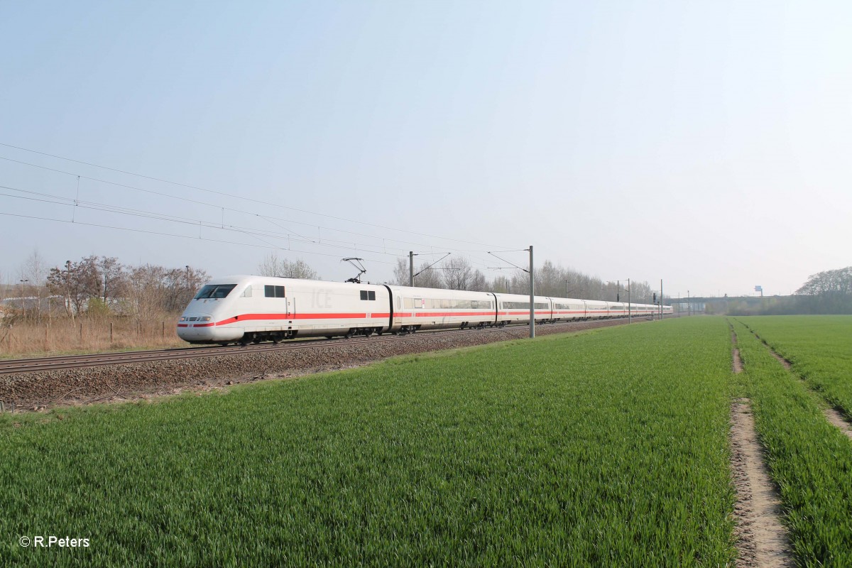 401 059-8  Bad Oeldeslohe  als ICE bei Podelwitz. 29.03.14