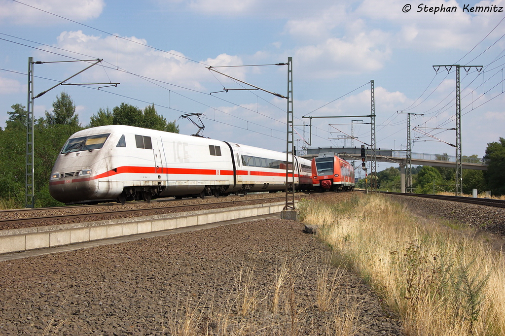 401 504-6  Mhldorf a.Inn  als ICE 692 von Mnchen Hbf nach Berlin Hbf (tief) in Stendal(Wahrburg). 15.08.2013