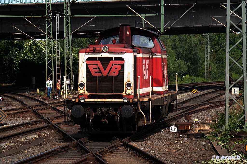 41002 der EVB fuhr solo am 17.07.14 durch hh-harburg