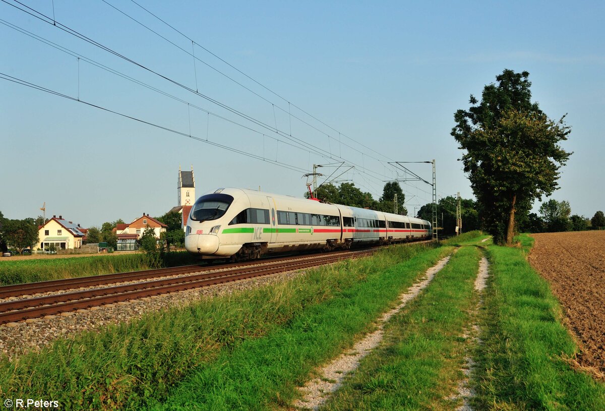 411 020  Gotha  als ICE 22 Wien - Frankfurt/Main bei Moosham. 21.08.21