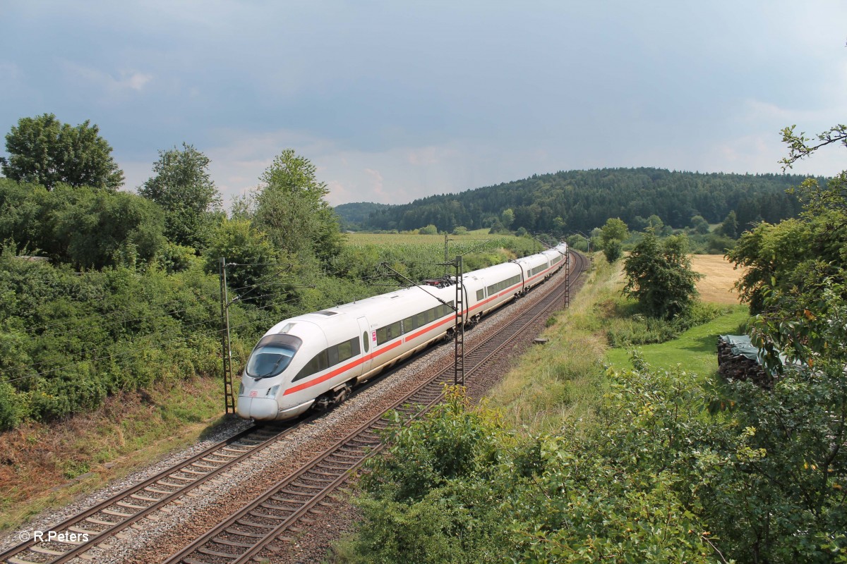 411 059  Passau  als ICE Wien - Dortmund bei Dettenhofen 25.07.14