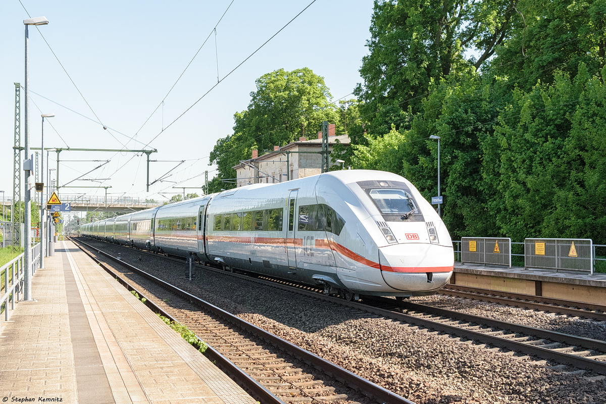 412 011-7 in Friesack und fuhr weiter in Richtung Wittenberge. 08.05.2018