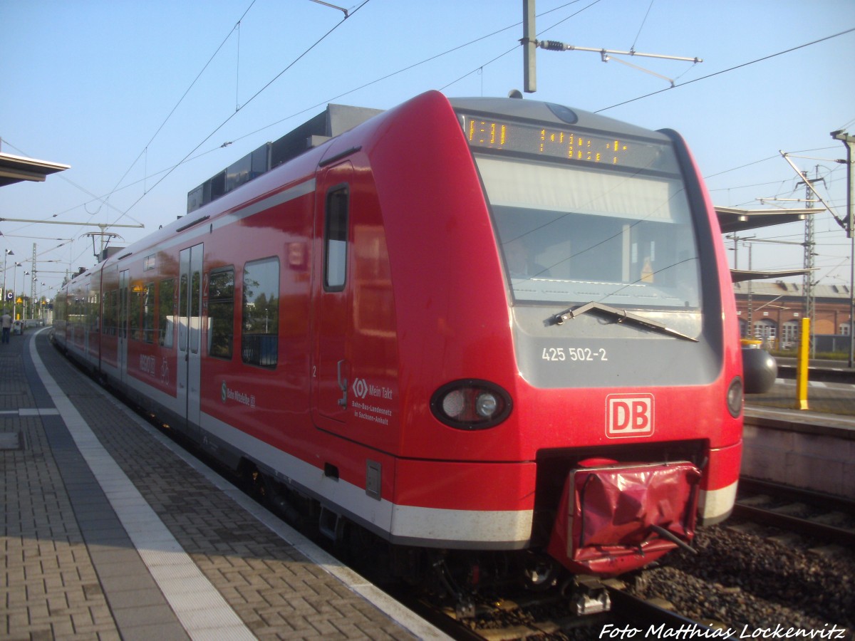 425 502-2 im Bahnhof Wittenberge am 15.9.14