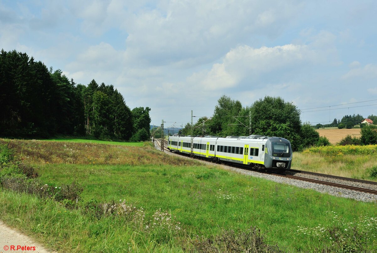 440 607 als RB51 84195 Neumarkt(Oberpfalz) - Plattling bei Sinsgrün.21.08.21