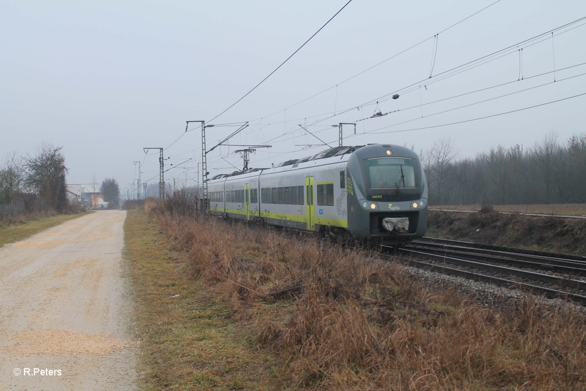 440 912 als ag84309 Donauworth - Neufahrn (Niederbayern) bei Obertraubling 20.01.14