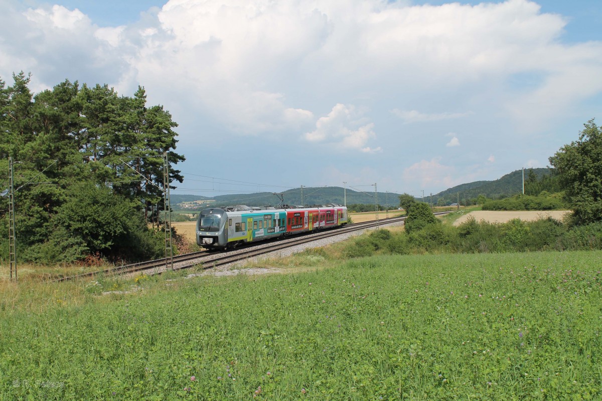 440 914  Regensburger Akaden  als Ag84418 Plattling - Neumarkt/Oberpfalz bei Darshofen. 23.07.14