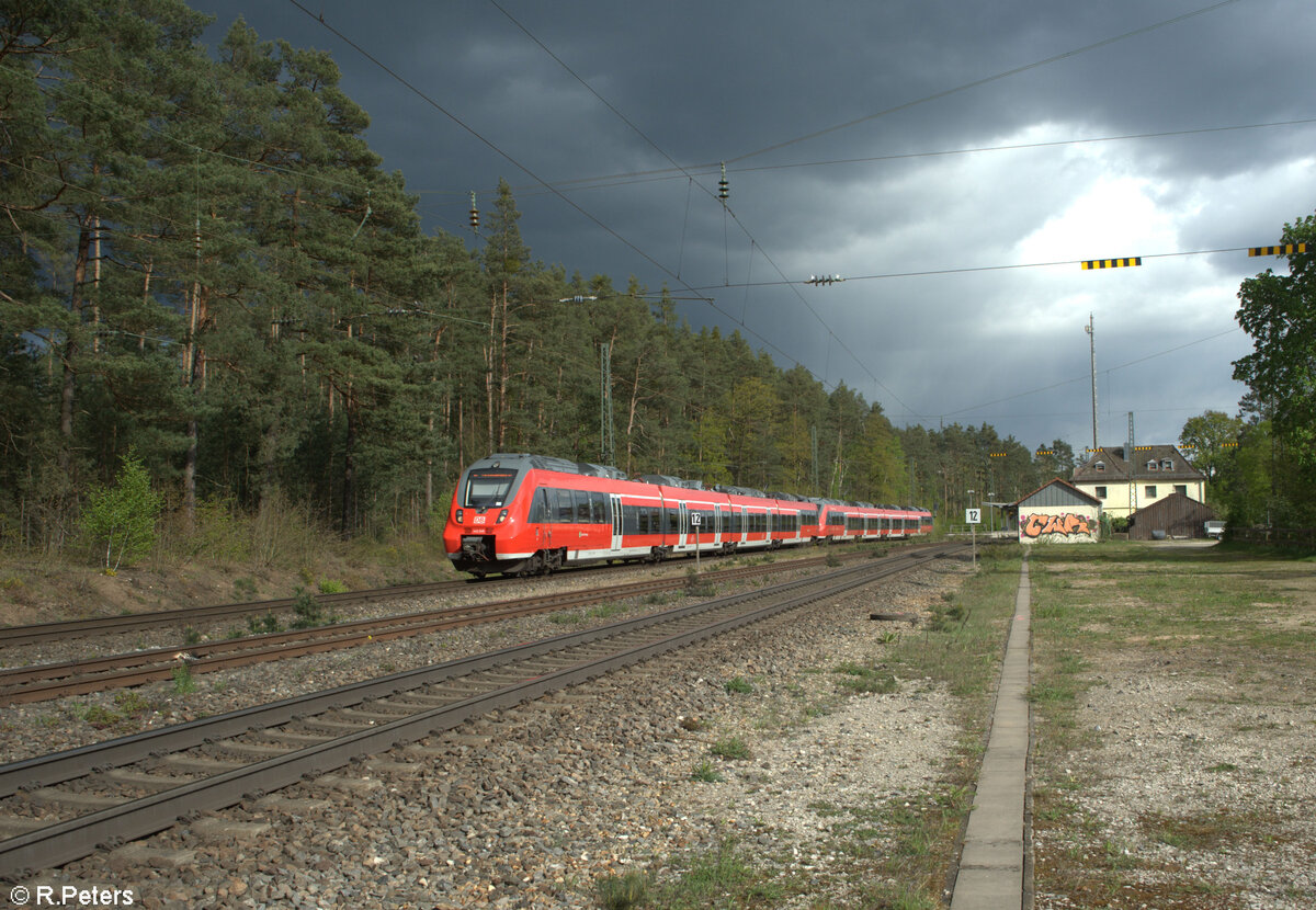 442 249 als S1 S39176 Neumarkt/Oberpfalz - Fürth in Ochenbruck. 18.04.24