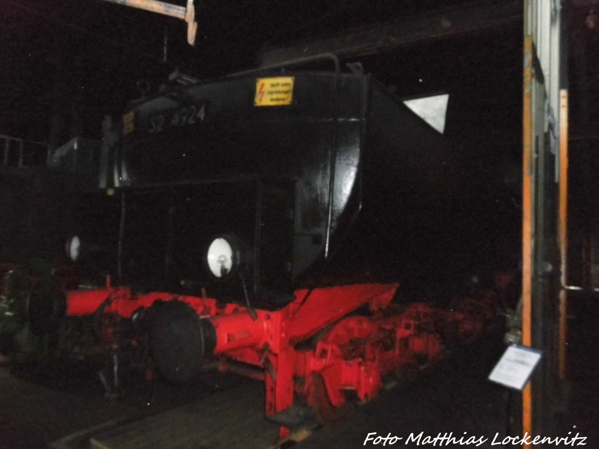 52 4924 im Eisenbahnmuseum Chemnitz-Hilbersdorf am 12.11.15