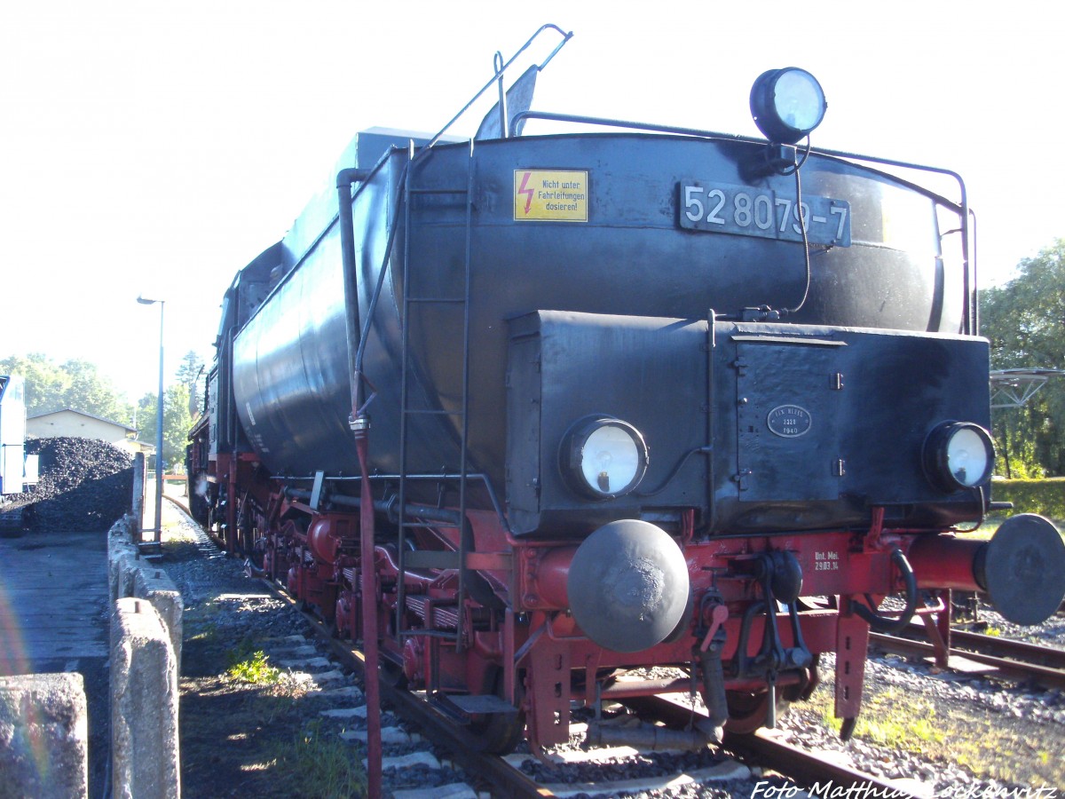 52 8079 abgestellt in Putbus am 14.6.14