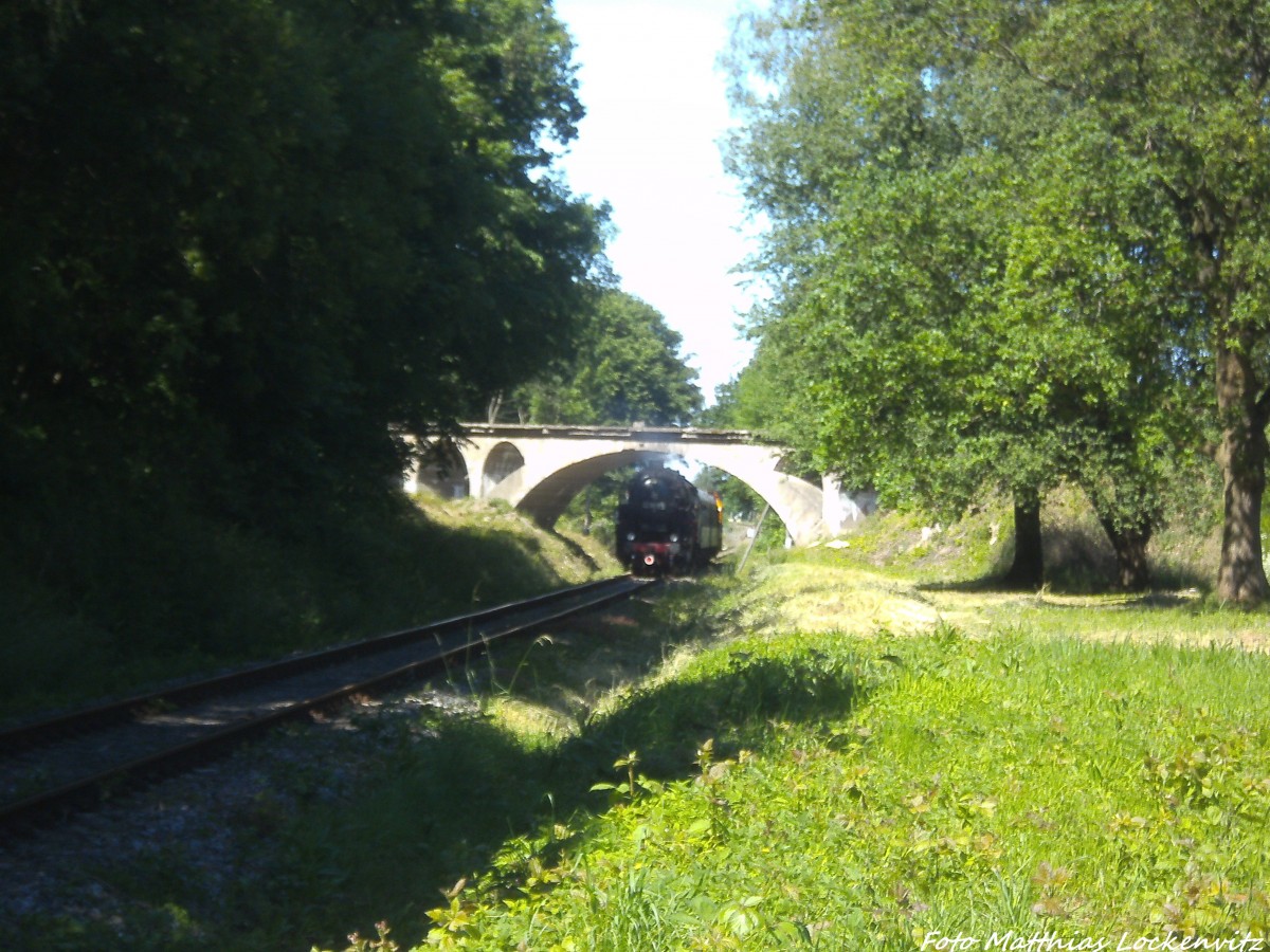 52 8079 als Schlusslicht unterwegs nach Bergen auf Rgen am 15.6.14