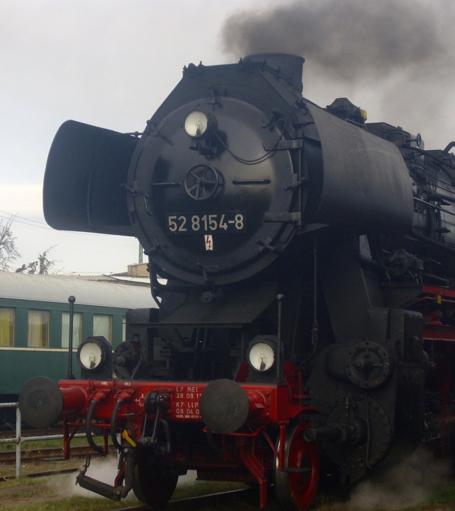 52 8154-8 beim Eisenbahnfest in Weimar 13.10.2012