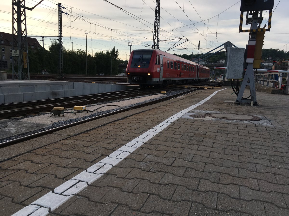 611 028 wird am 31.05.17 einrangiert um als Ire nach Donaueschingen zu fahren.