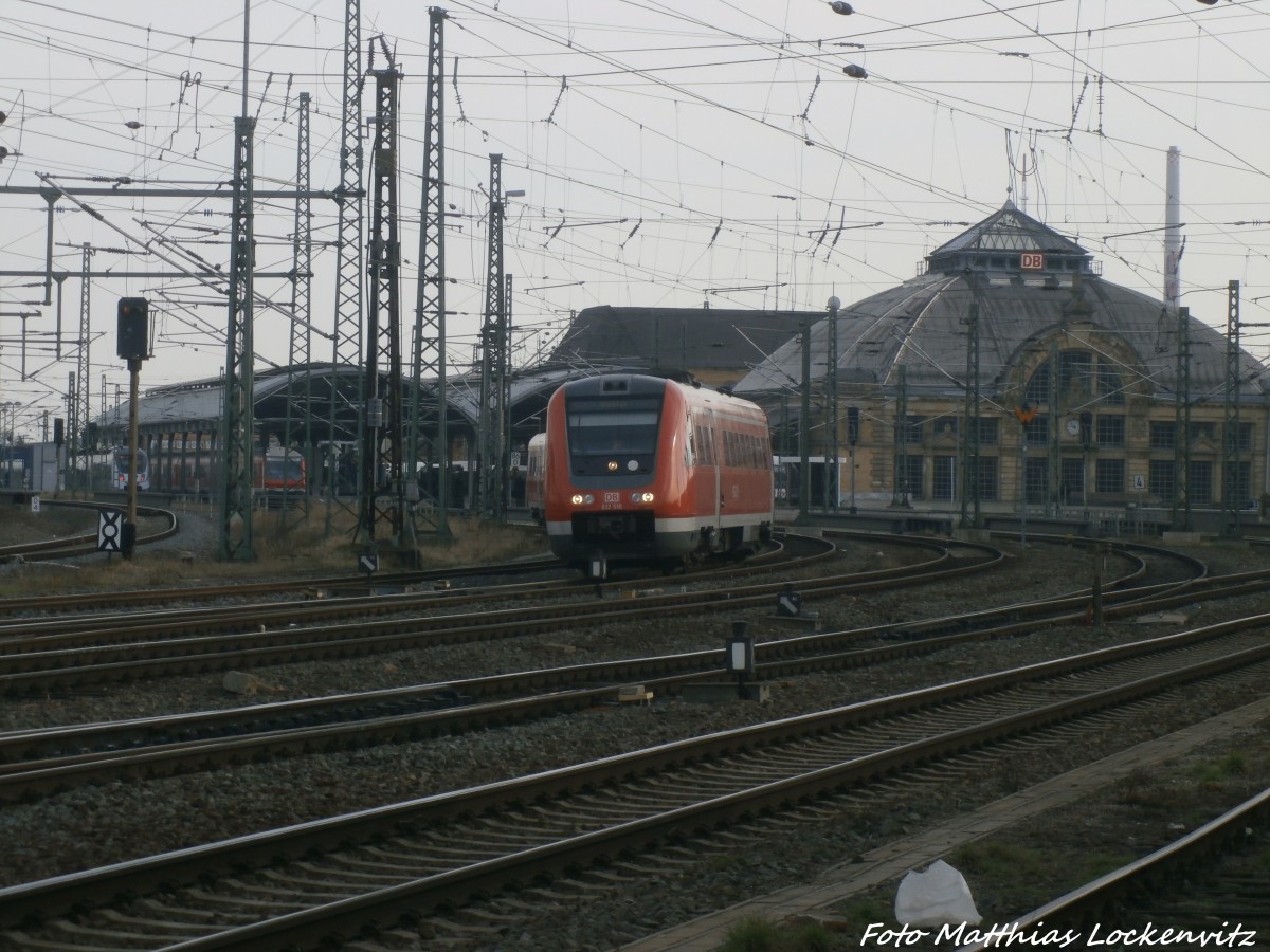 612 015 / 515 mit 612 010 / 510 beim verlassen des Hallenser Hbf am 17.3.15