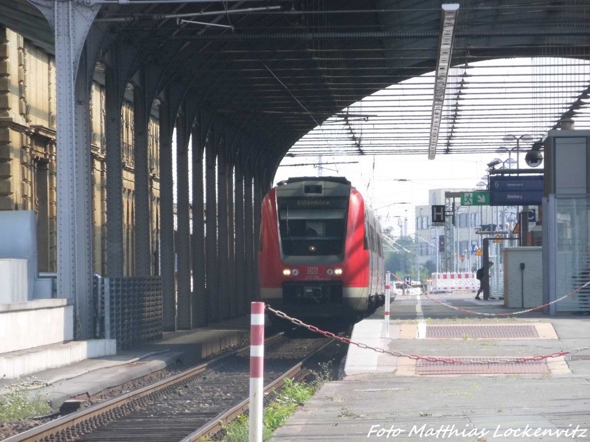 612 159 / 612 659 mit ziel Eilenburg im Bahnhof Halle (Saale) Hbf am 13.8.15