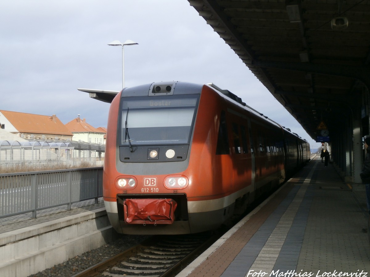 612 510 / 010 & 612 013 / 513 als RE4 mit ziel Goslar im Bahnhof Wernigerode am 21.12.14