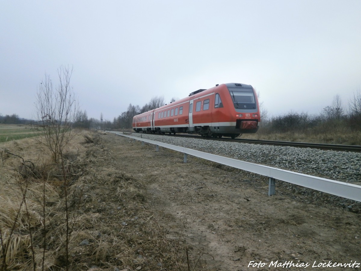 612 513 / 013 unterwegs nach Halle (Saale) Hbf am 13.3.15