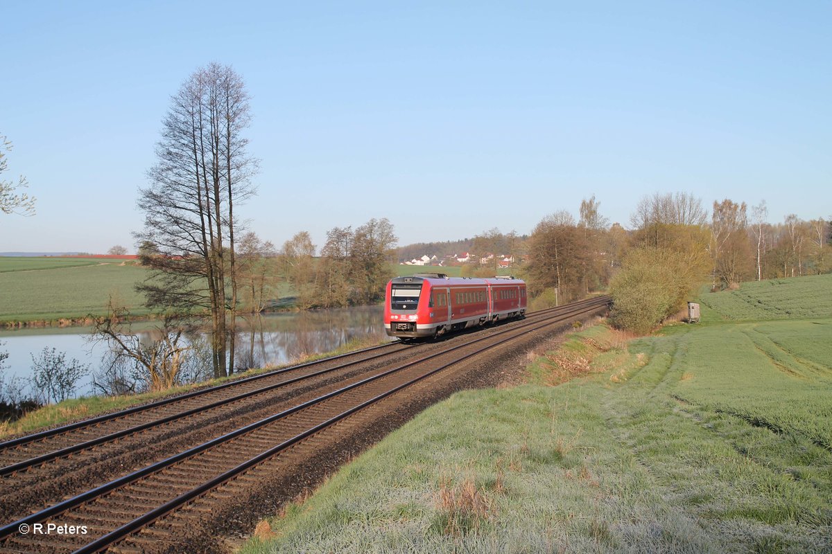 612 6.. als RE Regensburg - Hof bei Letten. 21.04.16