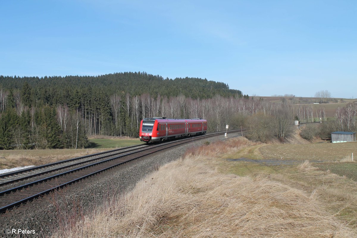 612 656 mit Zielanzeige  Welschhofen  bei Lengenfeld. 25.02.17