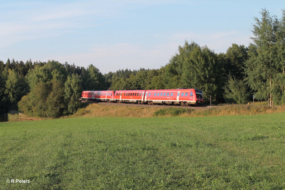 612 als Frankensachsen express bei Oberteich. 07.09.13