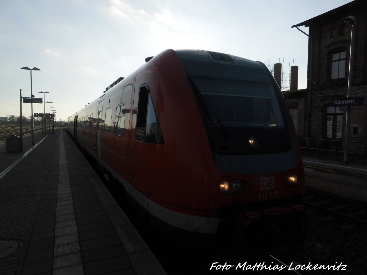 612er im Bahnhof Knnern am 6.12.15