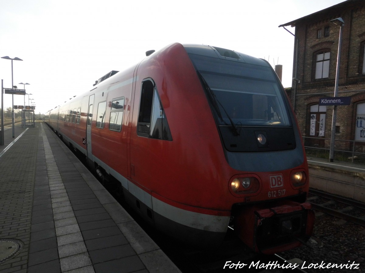 612er im Bahnhof Knnern am 6.12.15