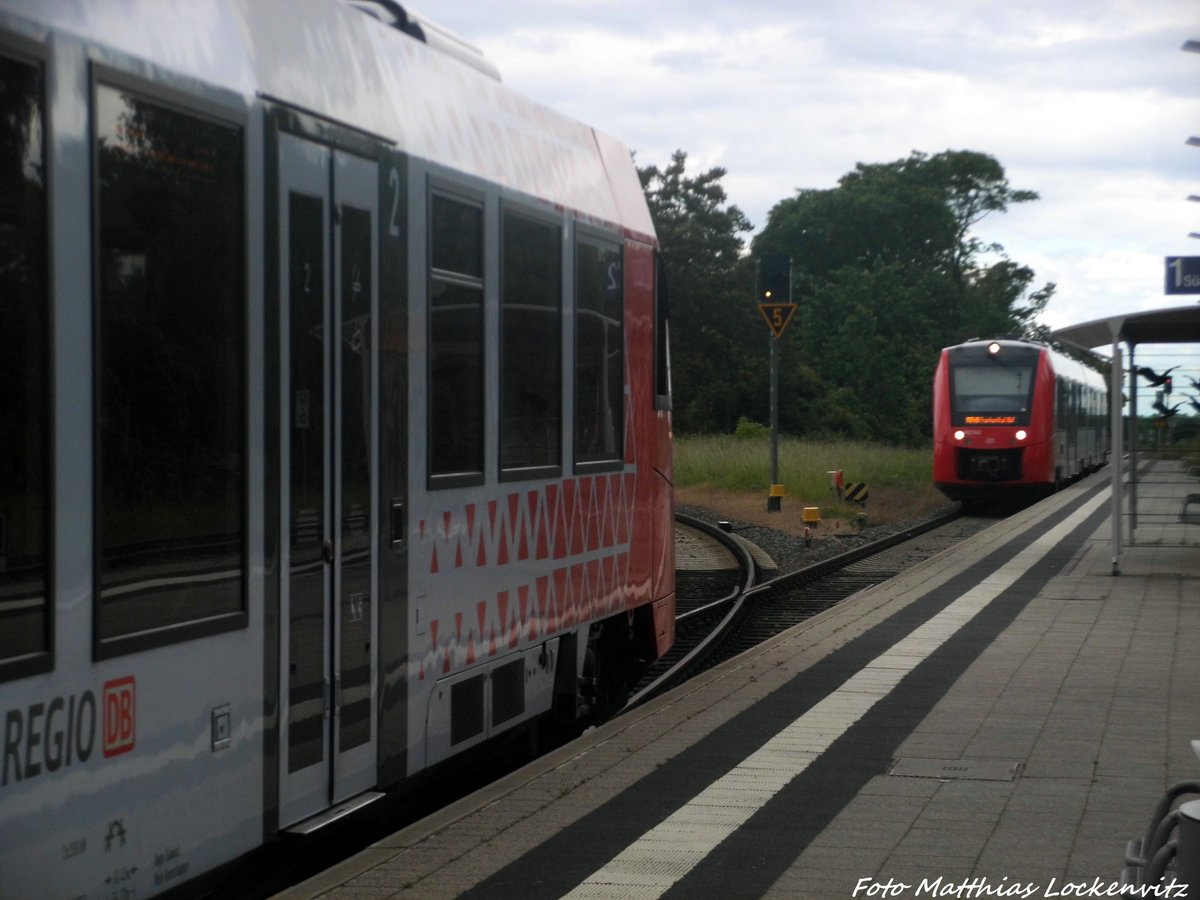 622 029 / 529 und 622 XXX / XXX treffen sich im Bahnhof Freinsheim am 31.5.16