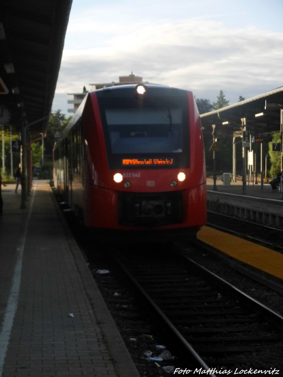 622 042 / 542 im Bahnhof Grnstadt am 31.5.16