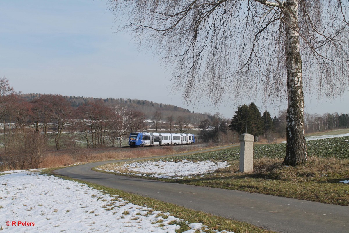 622 409 als OPB79735 Marktredwitz - Regensburg bei Lengenfeld. 27.02.16