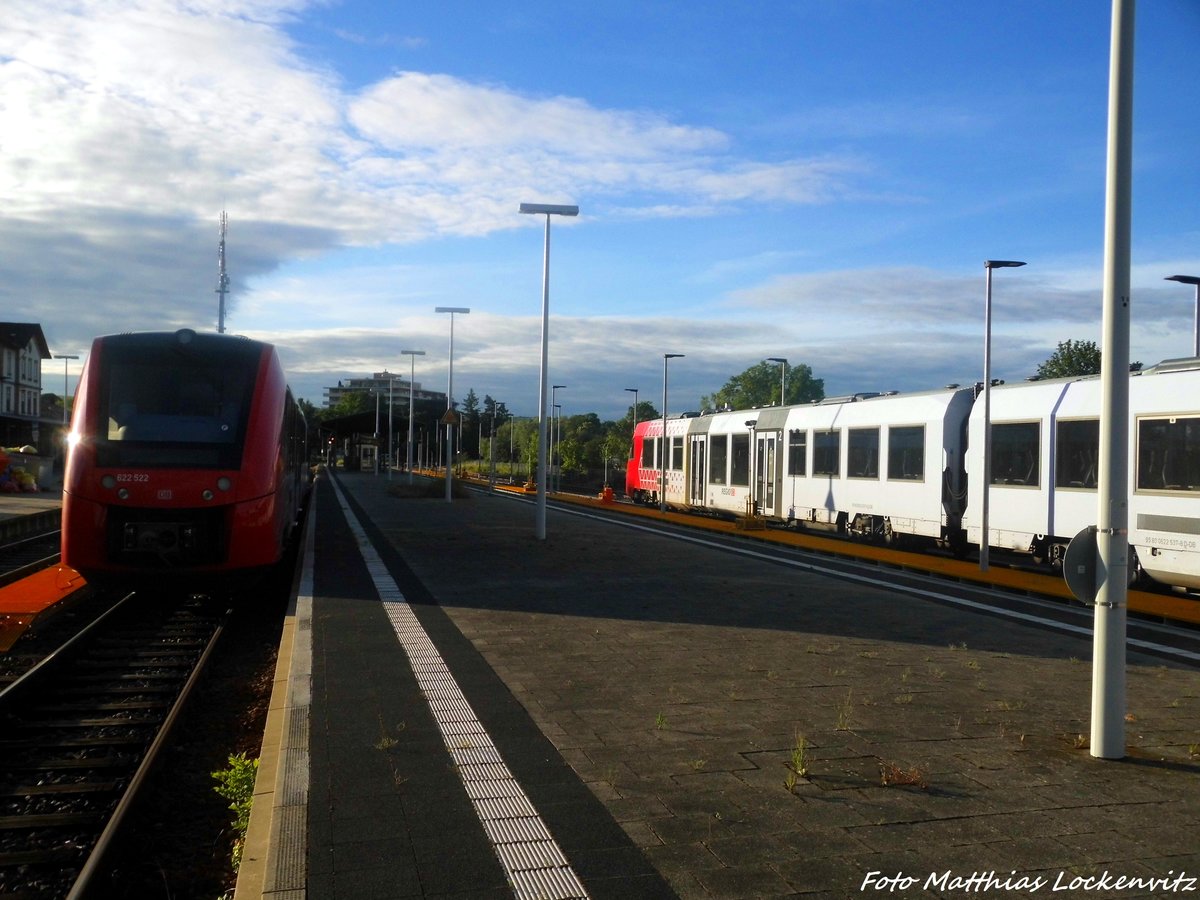 622 522 / 022 im Bahnhof Grnstadt am 31.5.16