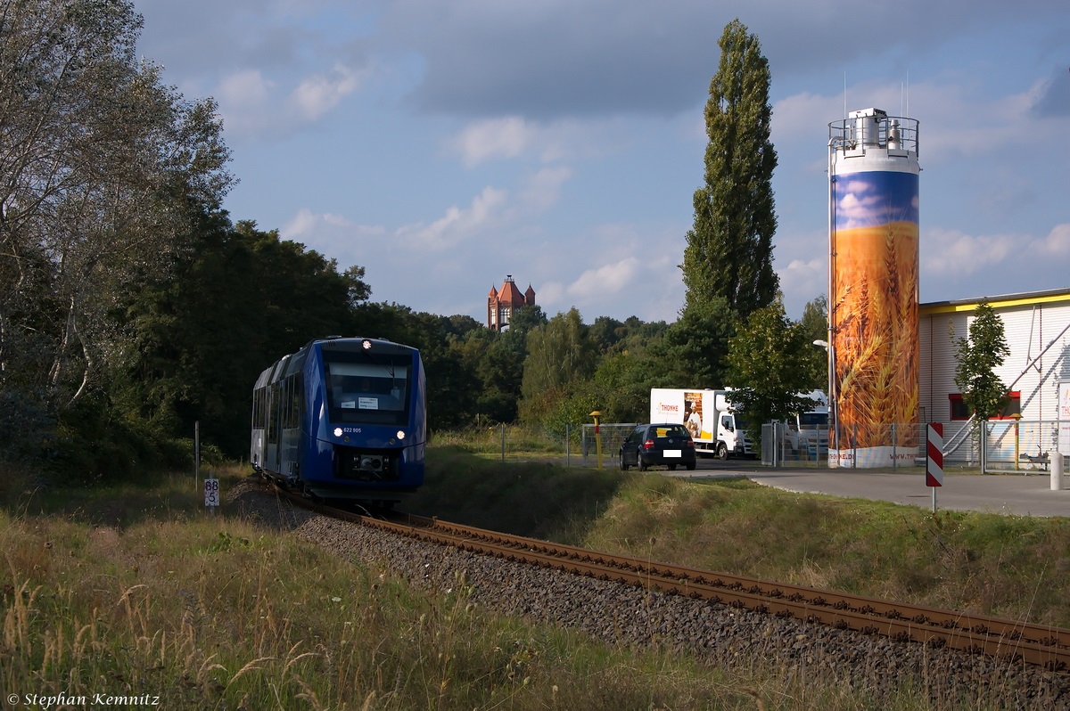 622 905-7 vlexx Gmbh als RB51  ODEG  (RB 68873) von Rathenow nach Brandenburg Hbf in Rathenow. 29.08.2014 