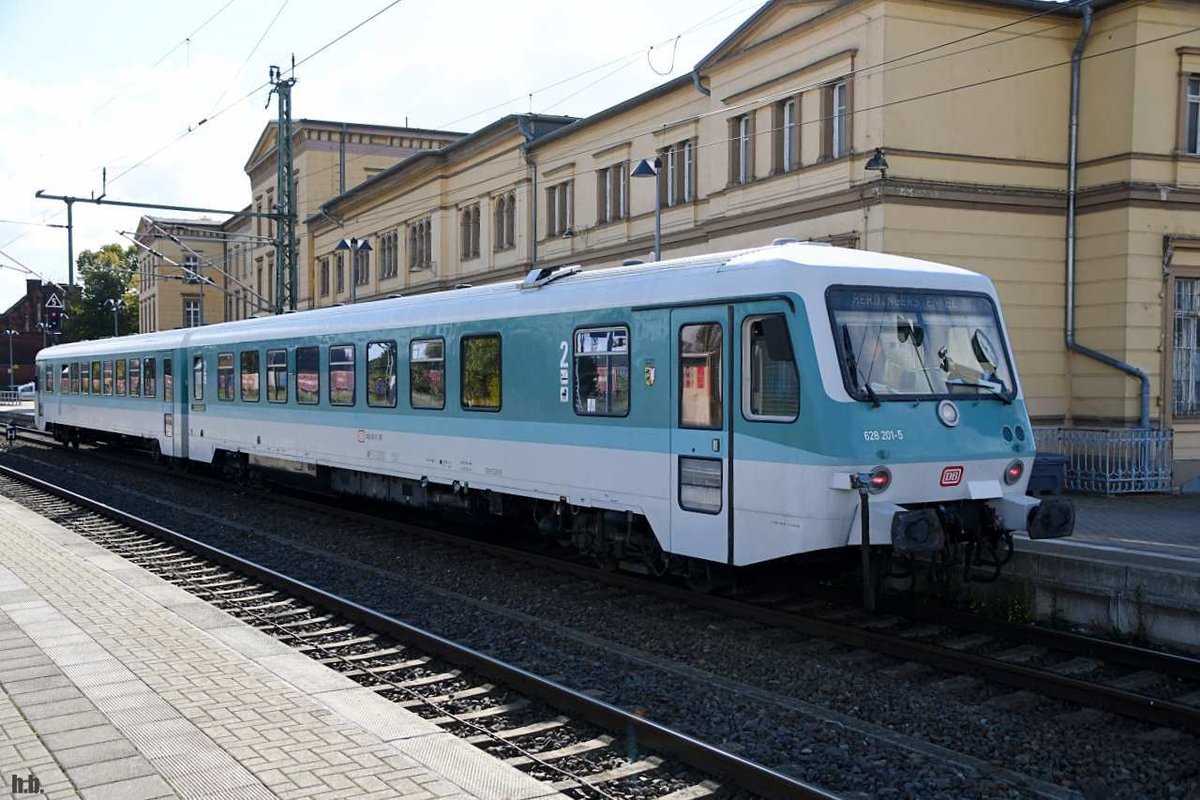 628 201-5 beim kopf machen in wittenberge,10.10.20