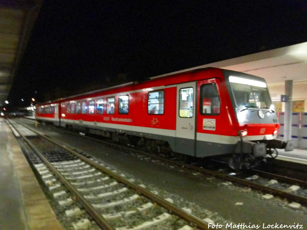 628 XXX im Heilbronner Hbf am 13.1.17