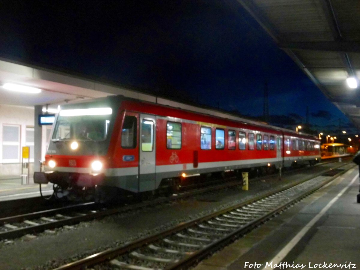 628 XXX im Heilbronner Hbf am 13.1.17