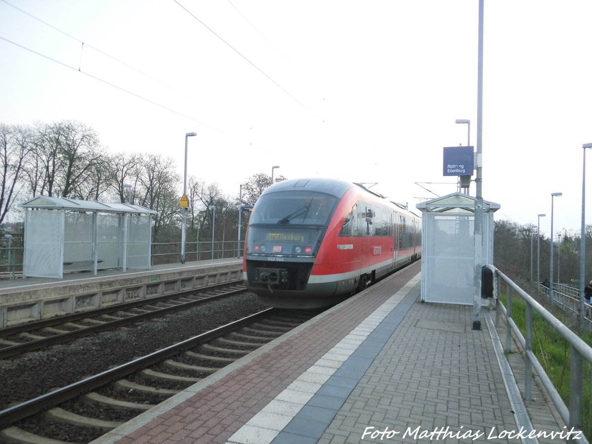 642 044 / 544 im Bahnhof Delitzsch ob Bf am 6.4.16