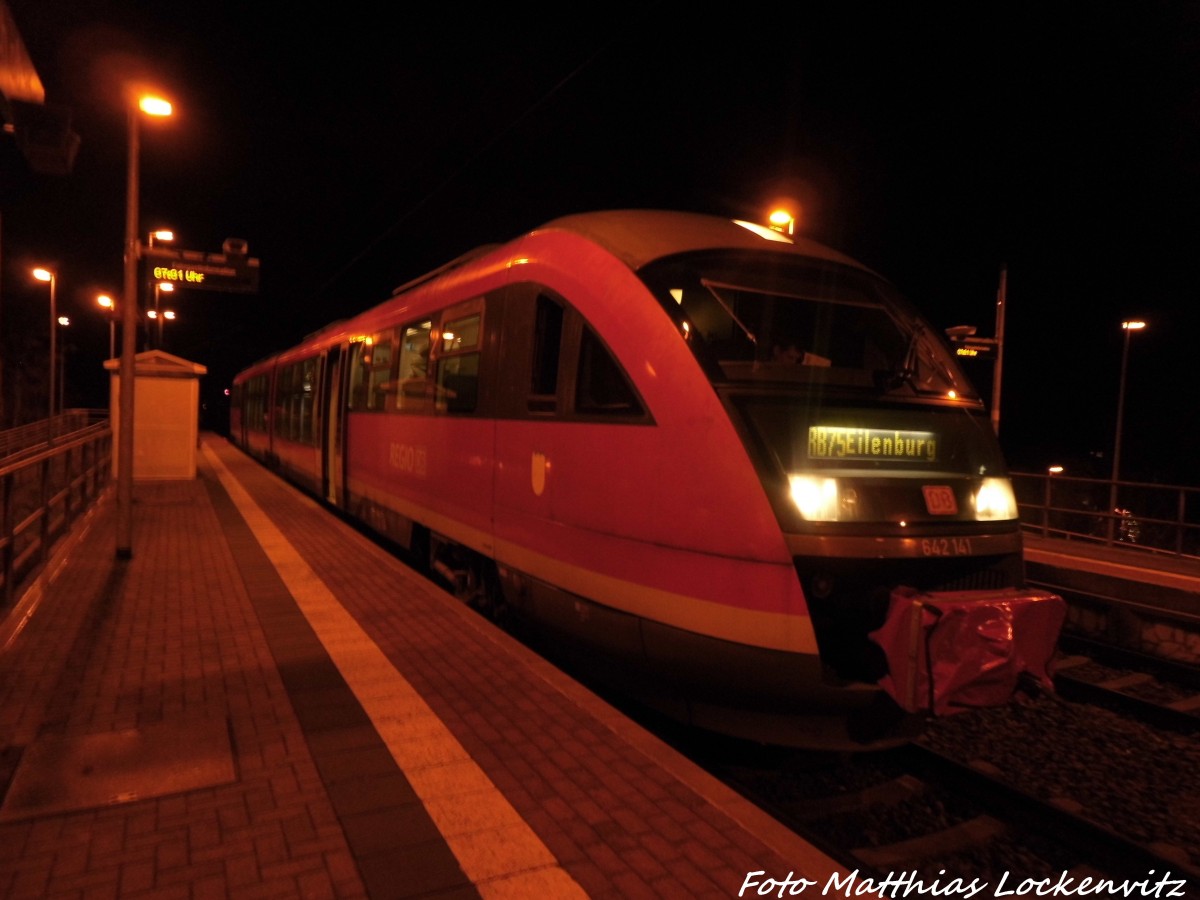 642 141 / 641 im Bahnhof Delitzsch ob Bf am 14.1.16