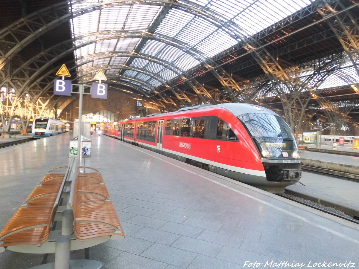 642 179 / 679 und 642 136 / 636 im Leipziger Hbf am 3.5.16