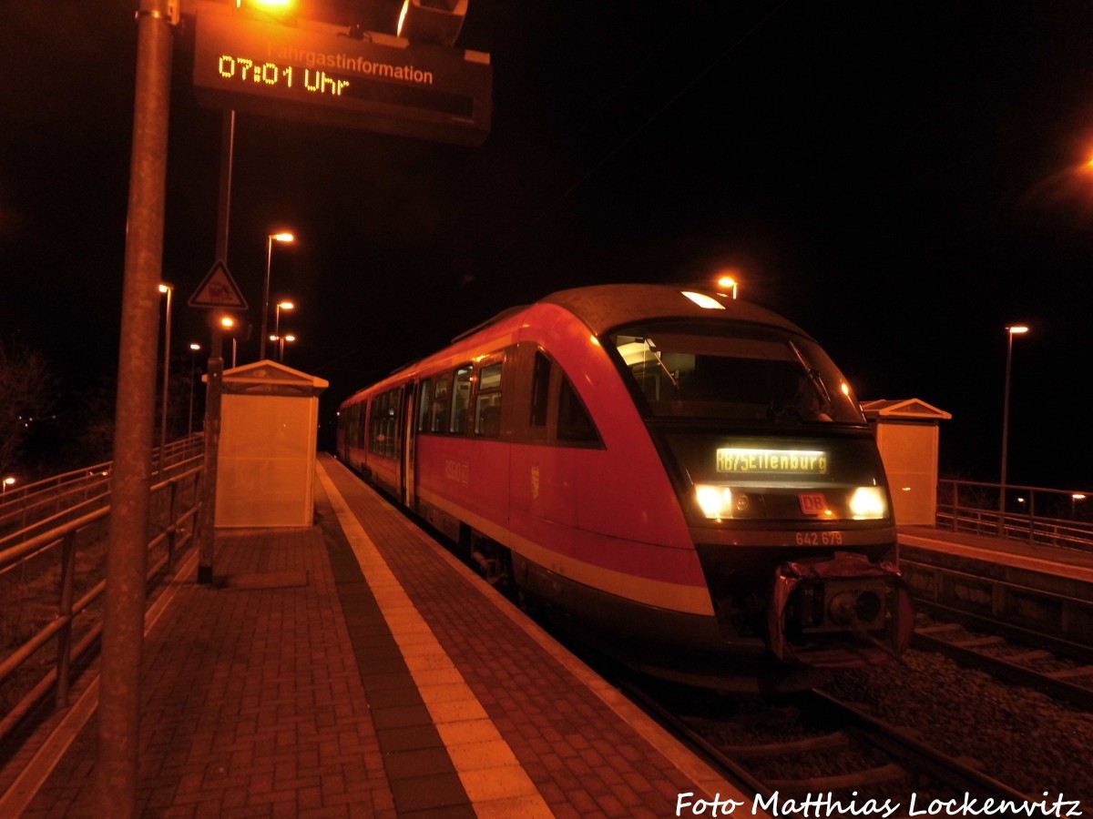 642 179 / 679 im Bahnhof Delitzsch ob Bf am 27.1.16