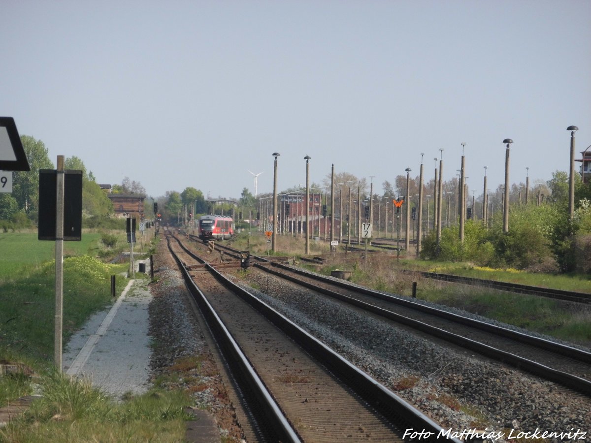 642 224 / 724 bei der einfahrt in den Bahnhof Baalberge am 5.5.16