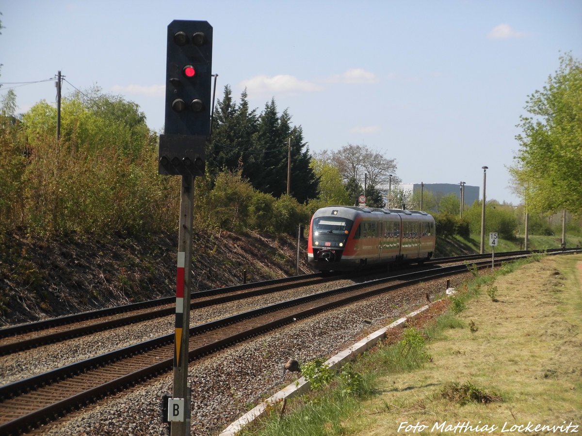 642 224 / 724 unterwegs nach Dessau Hbf in Baalberge am 5.5.16