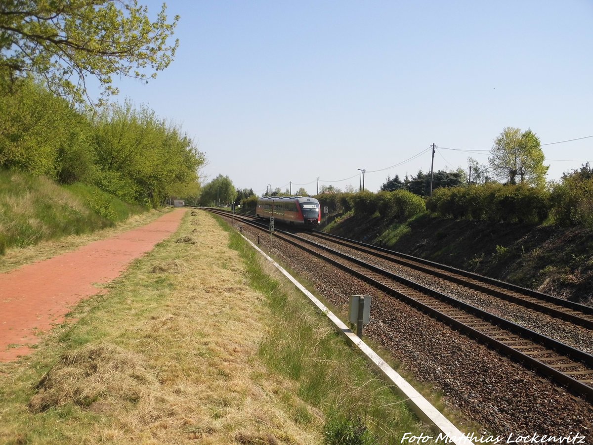 642 224 / 724 unterwegs nach Dessau Hbf in Baalberge am 5.5.16