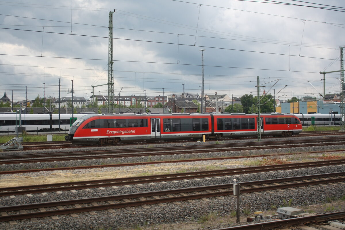 642 232/732 abgestellt im Bahnhof Chemnitz Hbf am 4.6.22