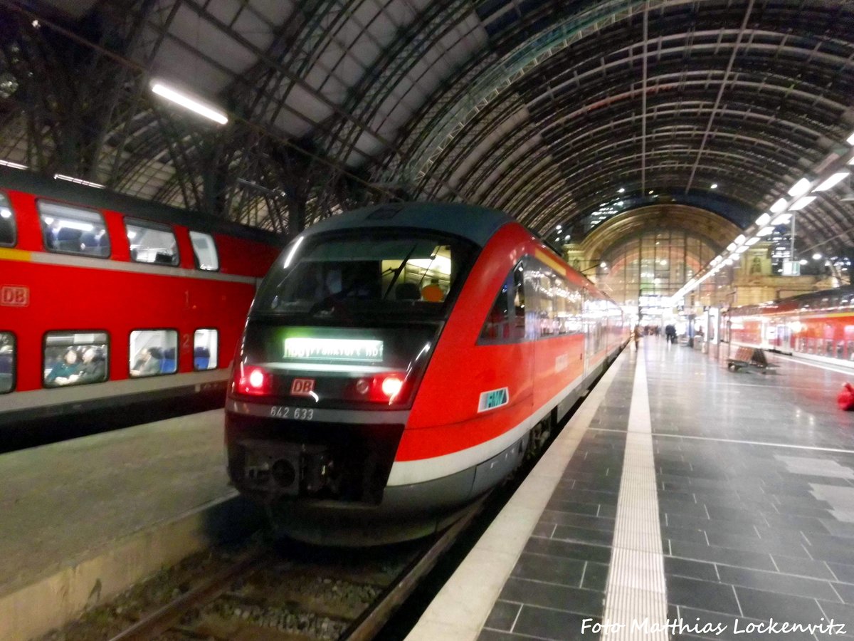 642 633 im Bahnhof Fraankfurt (Main) Hbf am 26.1.17