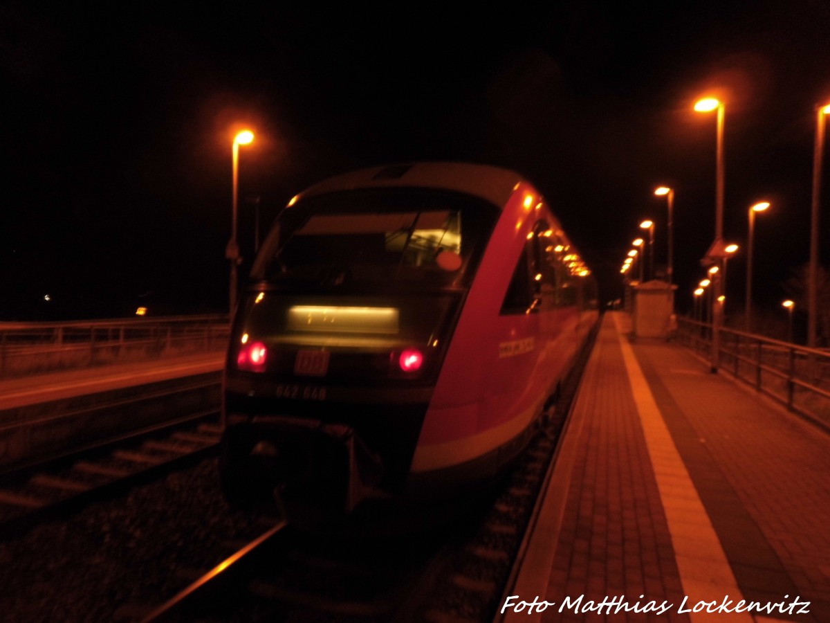 642 648 / 642 148 im Bahnhof Delitzsch ob Bf am 15.12.15