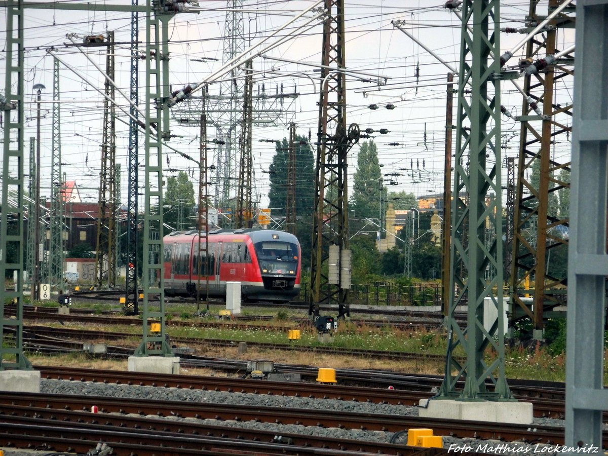 642 XXX/XXX bei der Einfahrt in den Leipziger Hbf am 26.7.16