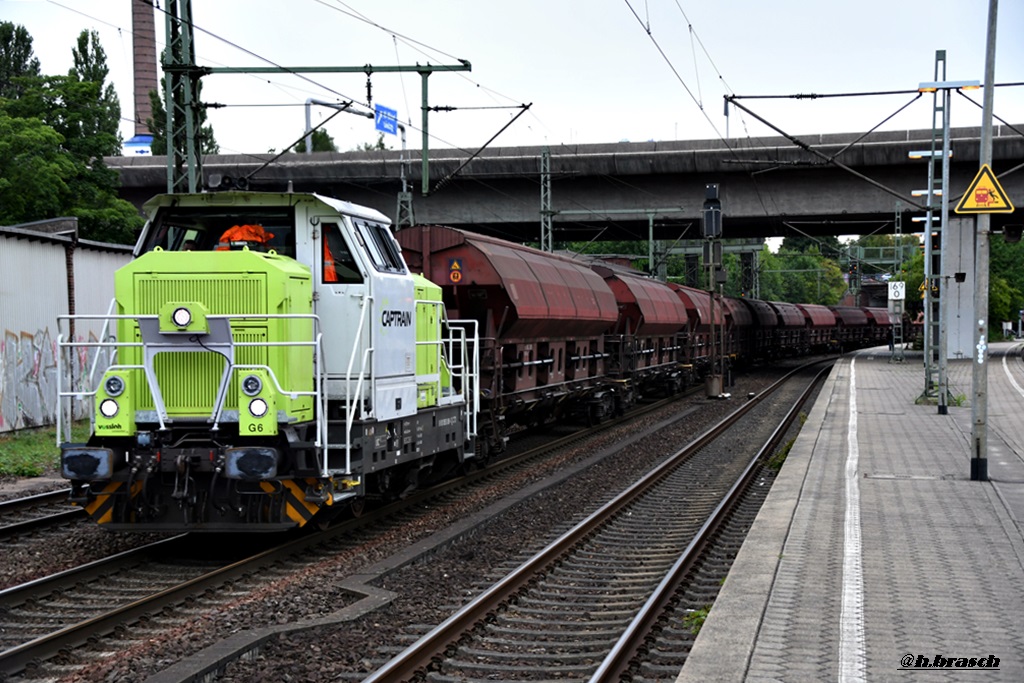 650 088-4 zog einen schotterzug durch hh-harburg,18.08.18