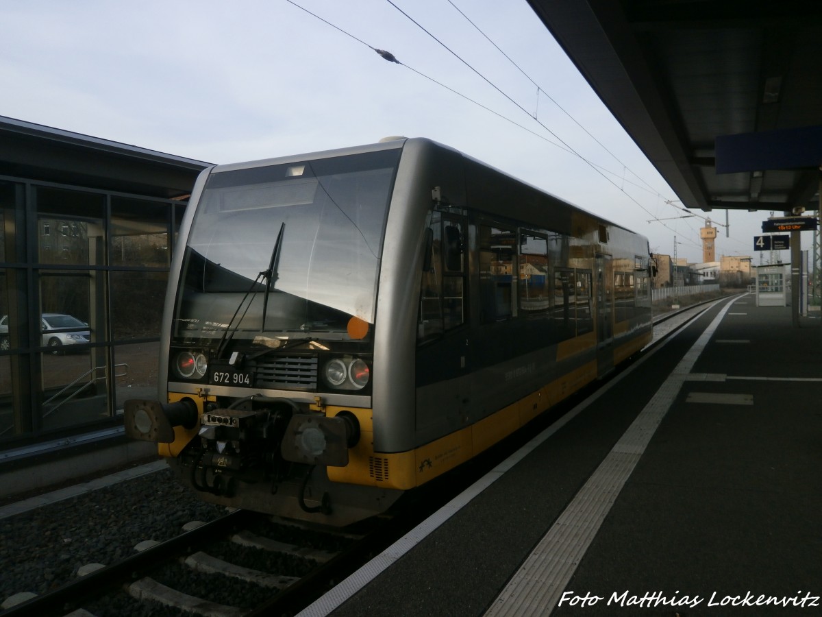 672 904 im Merseburger Bahnhof am 6.1.15