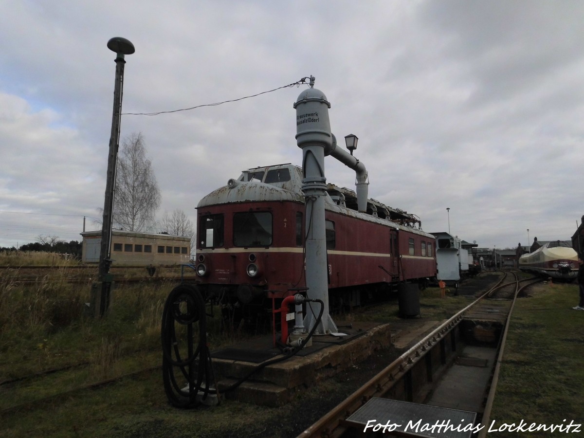 708 XXX im Eisenbahnmuseum Chemnitz-Hilbersdorf am 12.11.15