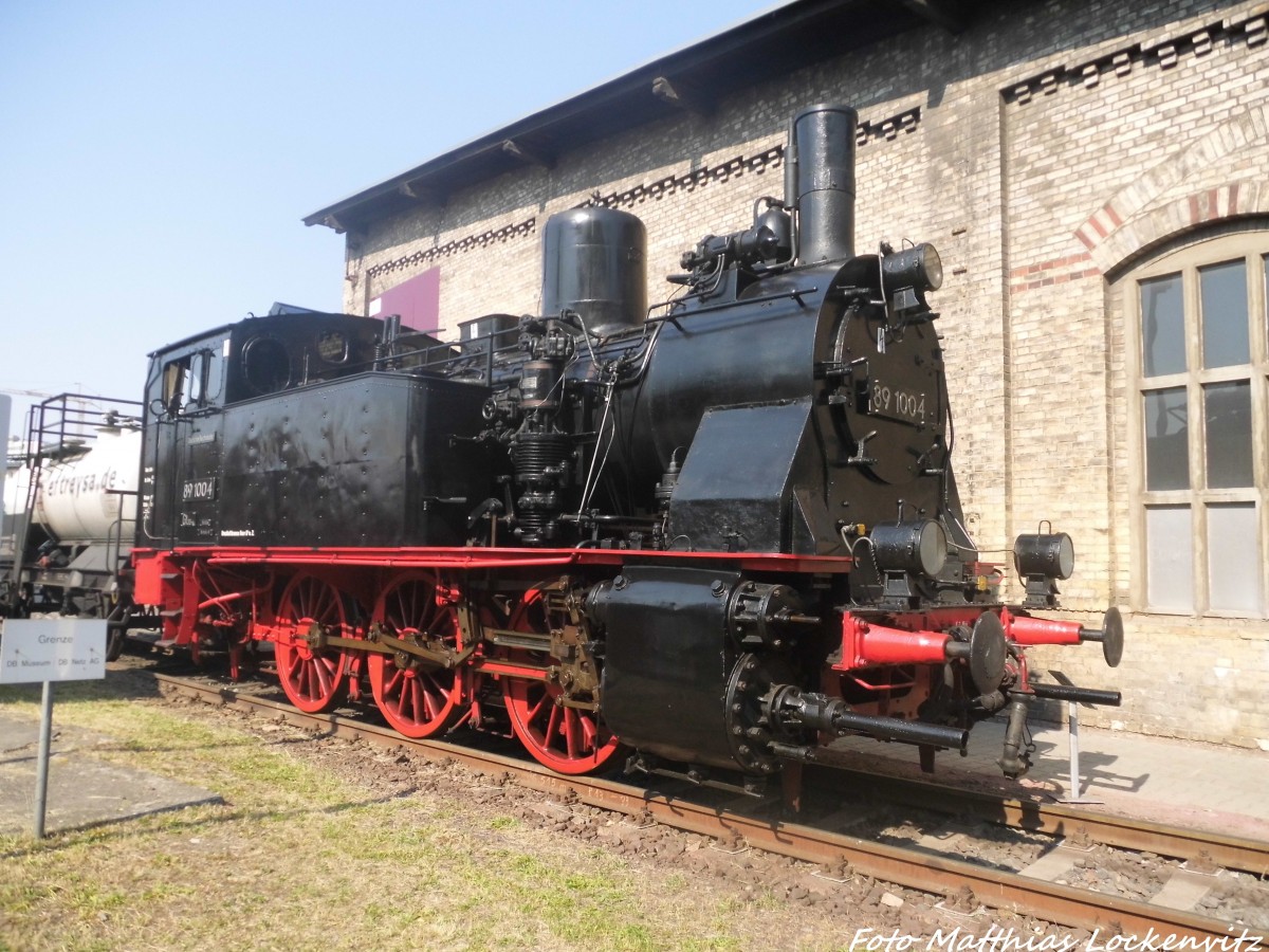 89 1004 im DB Museum Halle (Saale) am 4.7.15