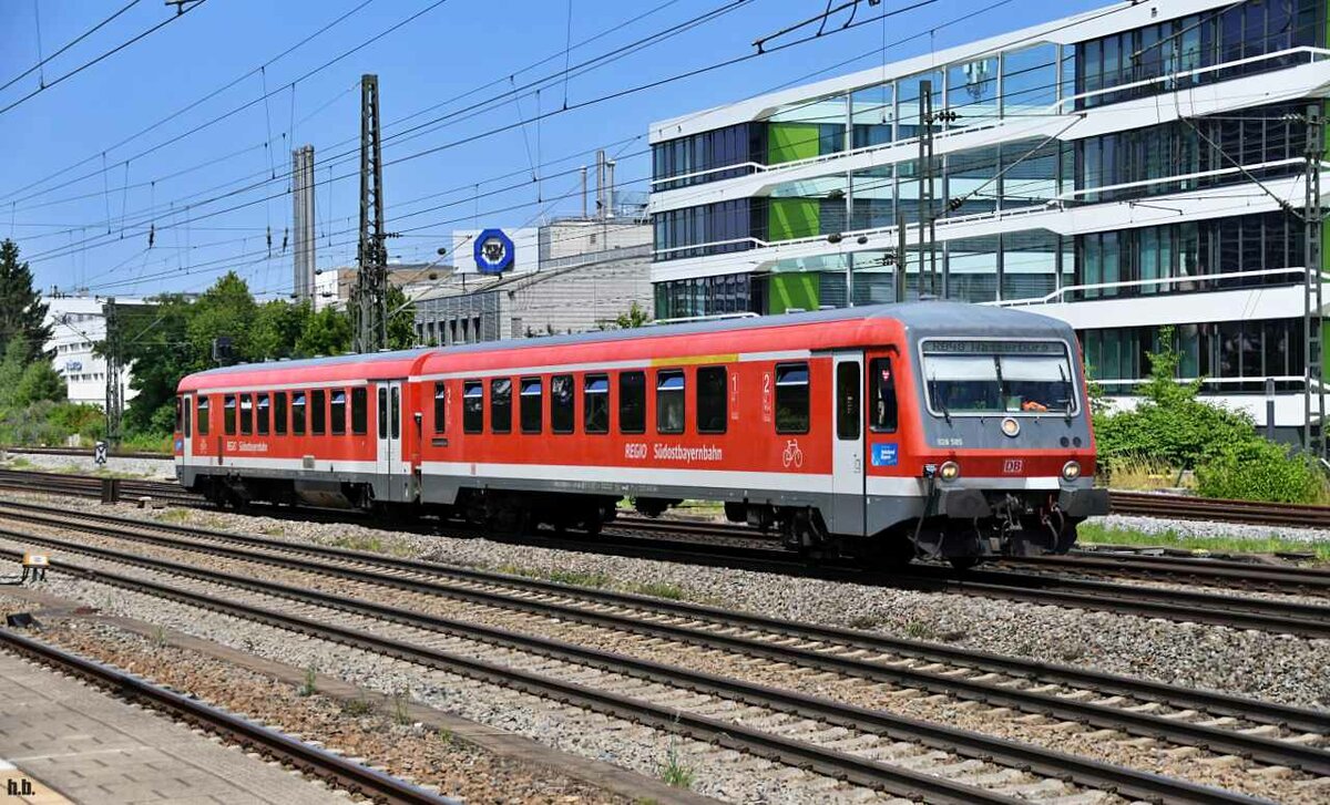 928 585 fuhr als RB durch heimeranplatz,30.07.21