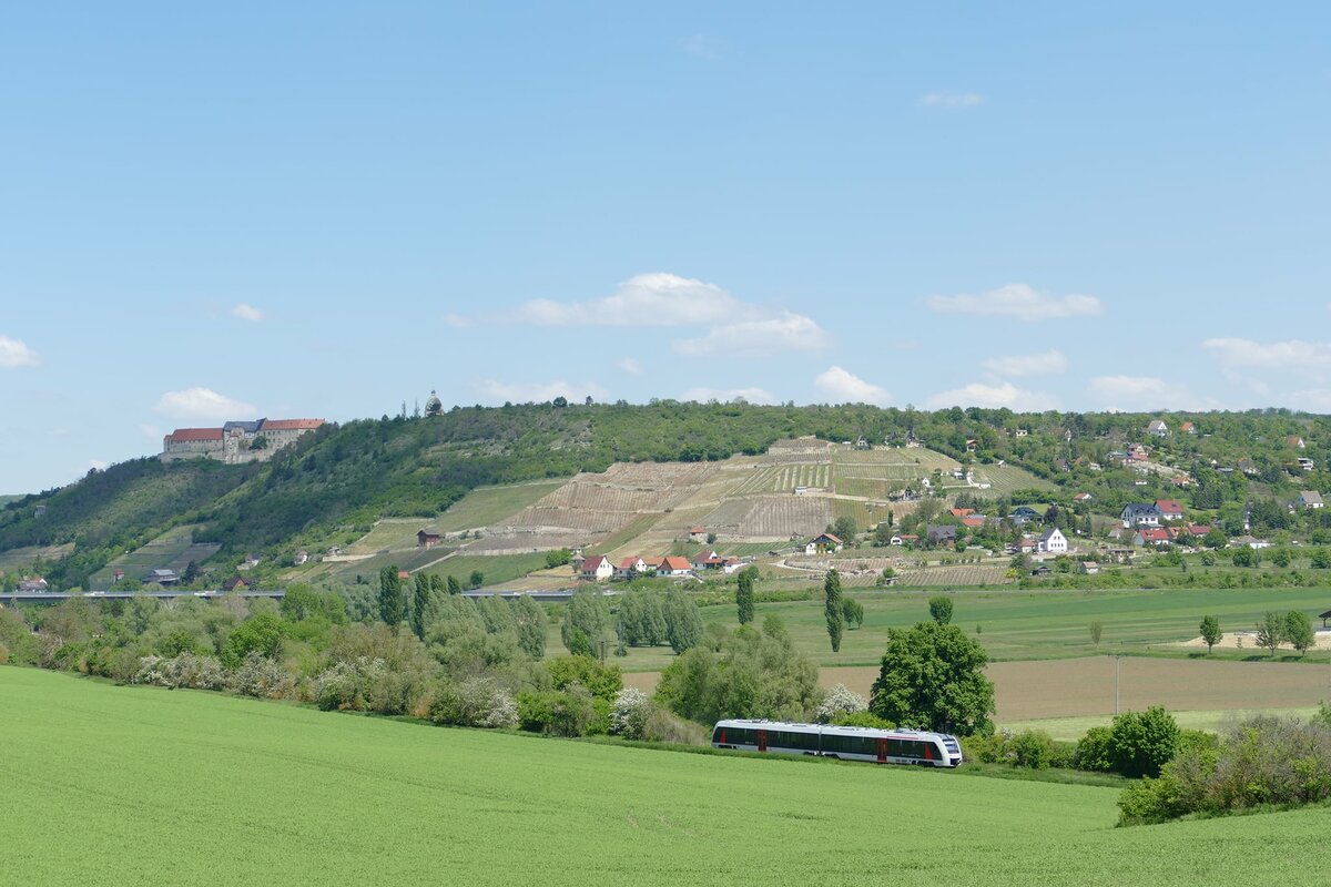 abellio 1648 406 als RB 80557 von Wangen nach Naumburg Ost, am 31.05.2021 bei Nißmitz. (Foto: Wolfgang Krolop)